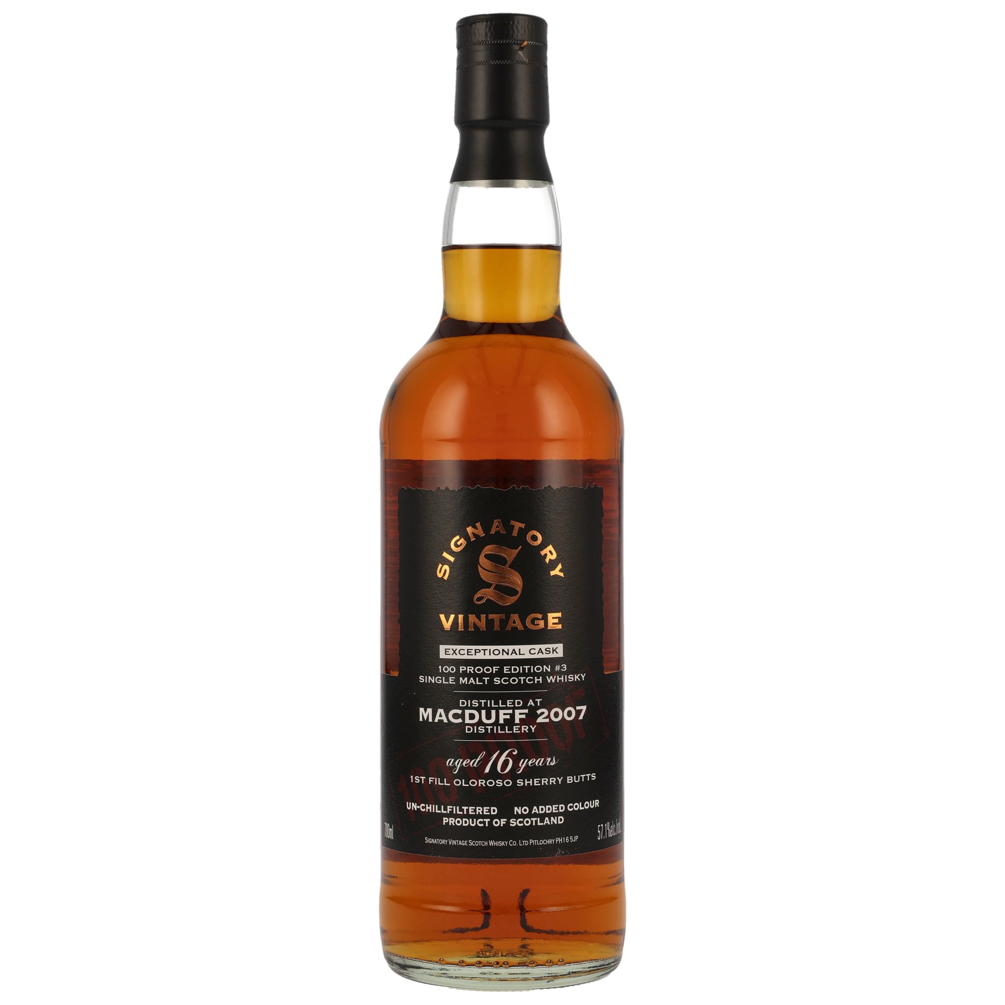 Macduff 2007 Signatory Single Malt Whisky Exceptional Cask Edition #3