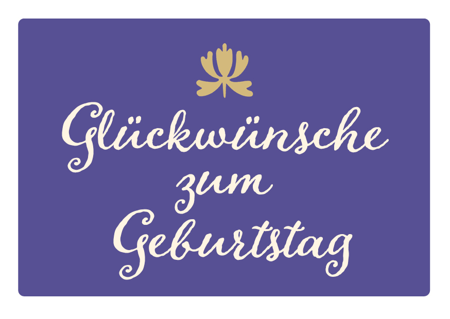 Grußkarte "Geburtstag"