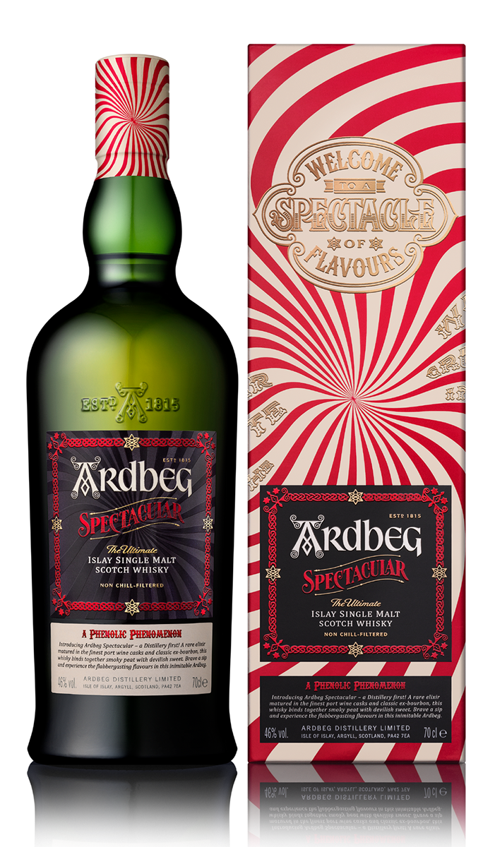 Ardbeg Single Malt Whisky "Spectacular" Limited Edition + Ardbeg Spectacular Pin