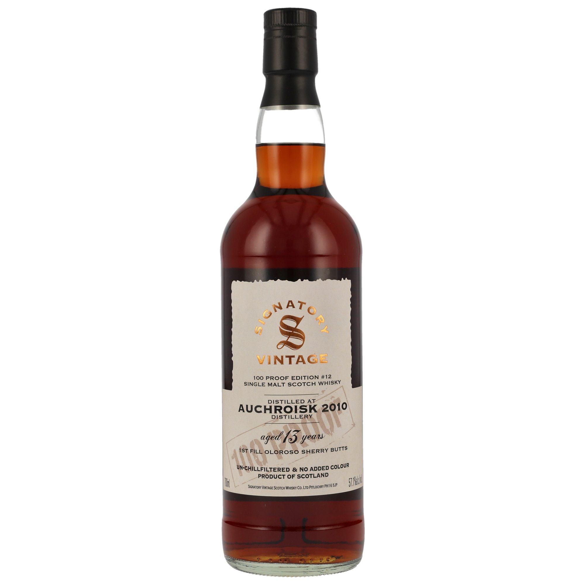 Auchroisk Single Malt Whisky Signatory 100 Proof