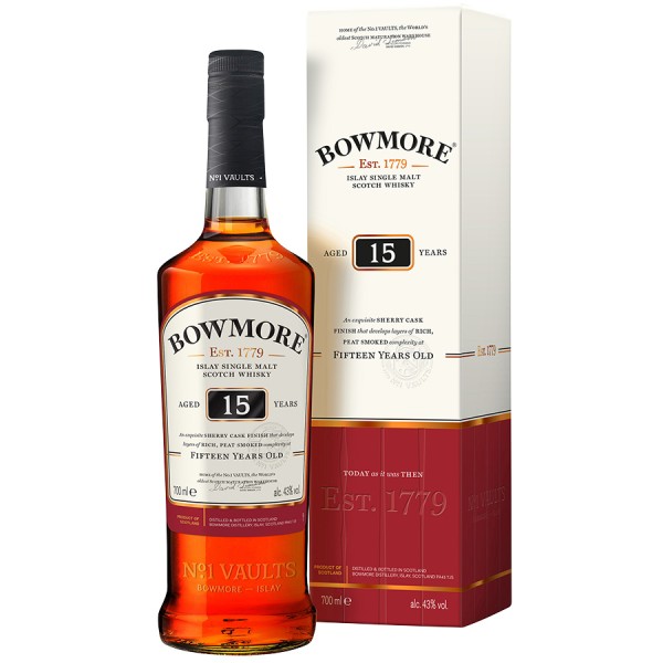 Bowmore Single Malt Whisky 15 Jahre